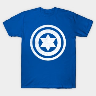 Captain Jews Funny Design 2 White Print T-Shirt